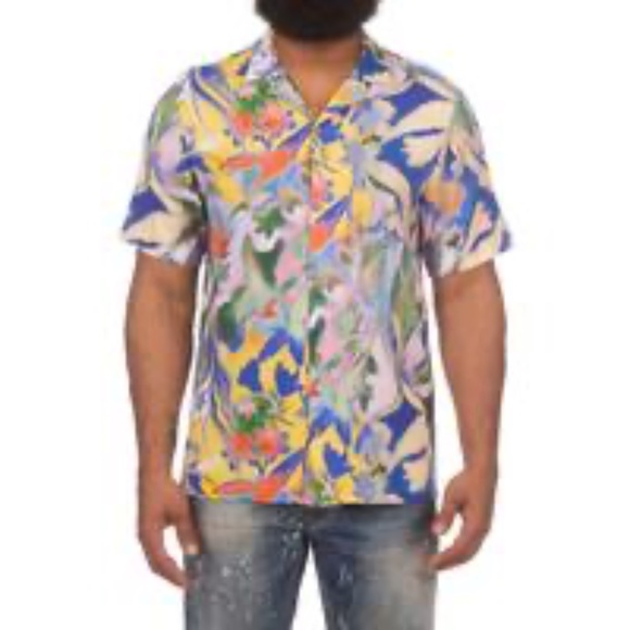 AKOO Men's Short Sleeve Glory Woven Shirt - Picture 3 of 3